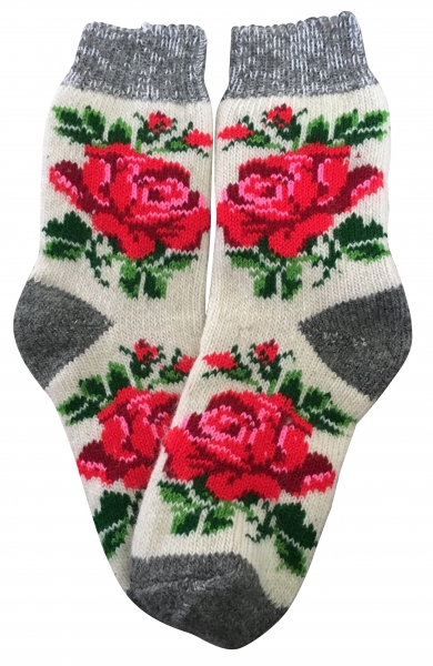 Kuschelsocken aus Schafwolle S35